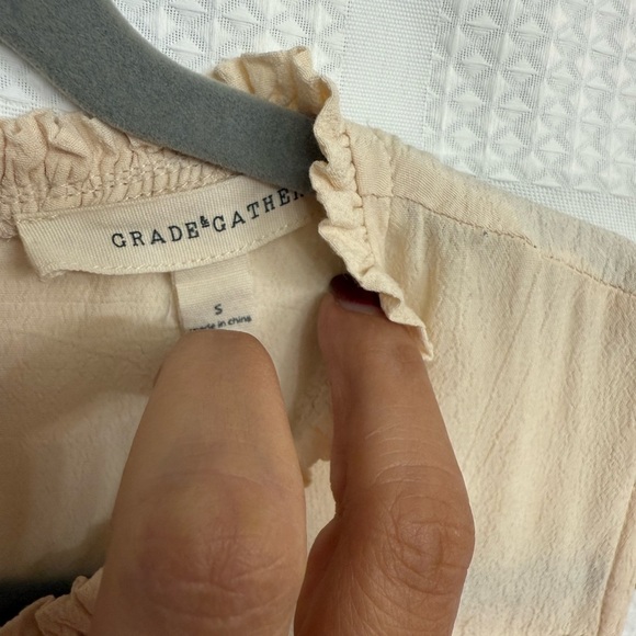 Grade & Gather Cream Natural Dress - Picture 3 of 9